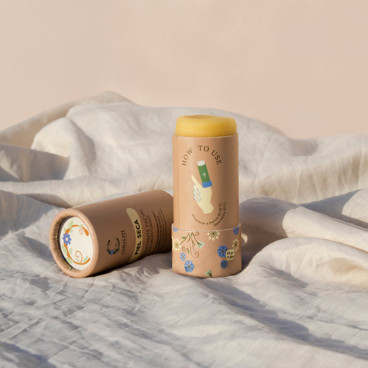 Crema Facial Hidratante Sólida Piel Seca