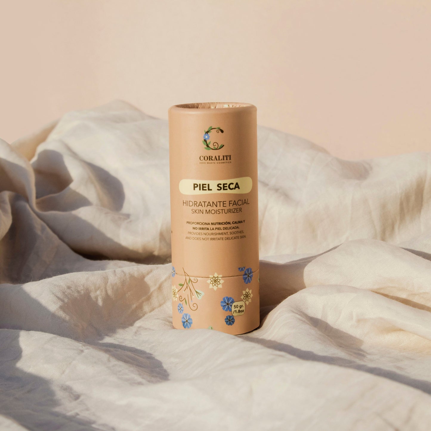 Crema Facial Hidratante Sólida Piel Seca