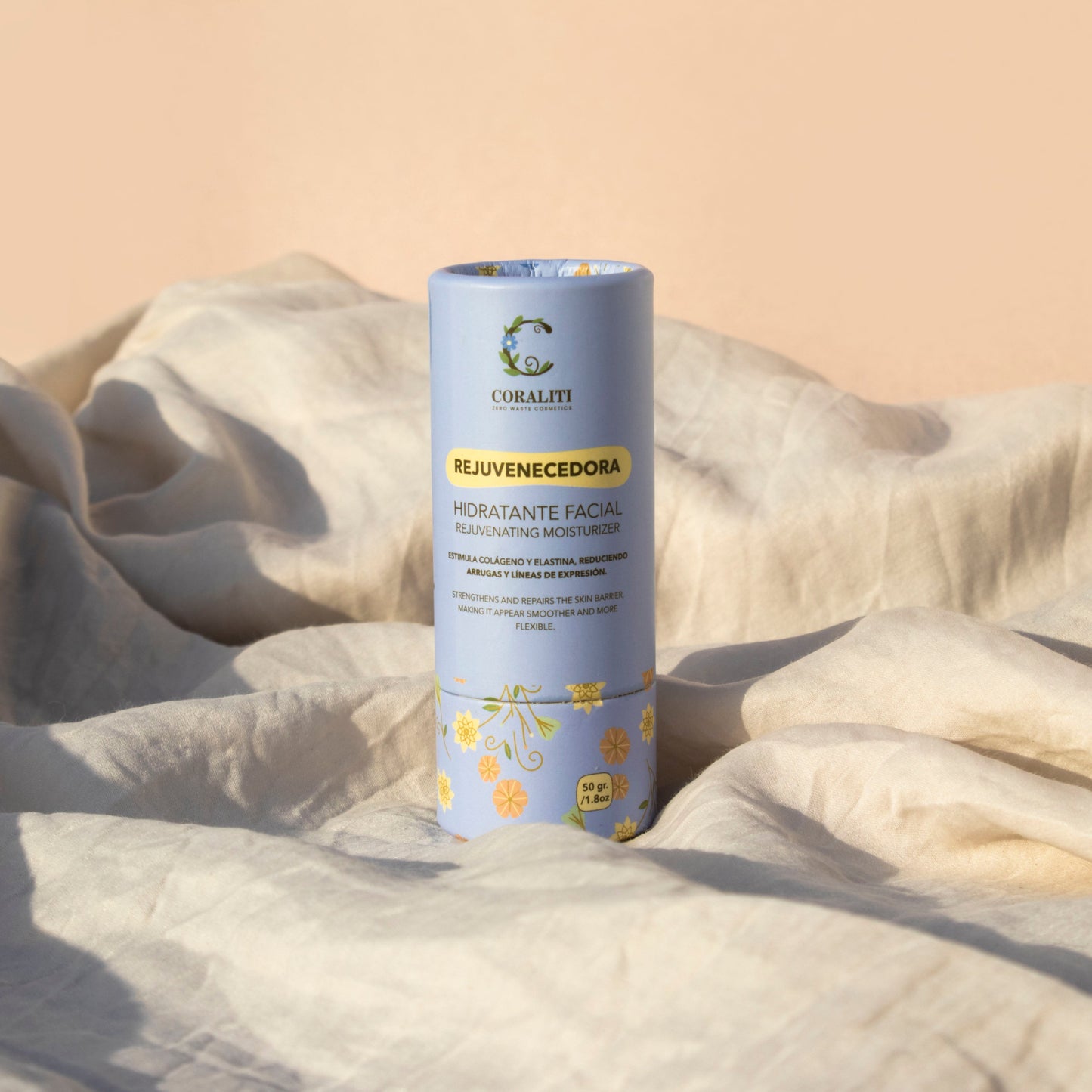 Crema Facial Hidratante Sólida Rejuvencedora
